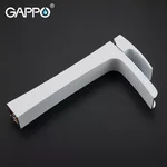 Змішувач для умивальника GAPPO G1007-31, білий/хром