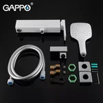 Змішувач для ванни GAPPO G3217-8, білий/хром