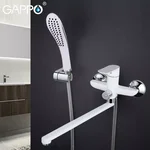 Змішувач для ванни GAPPO G2248, білий/хром