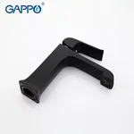 Змішувач для умивальника GAPPO G1050, чорний