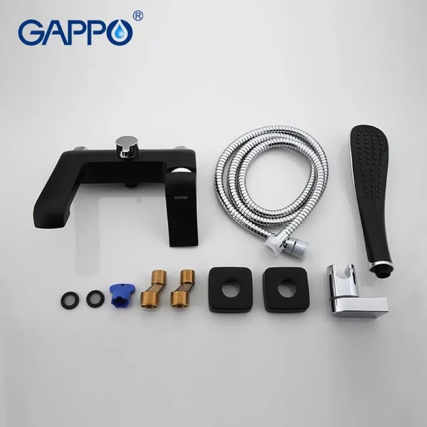 Змішувач для ванни GAPPO G3250, чорний
