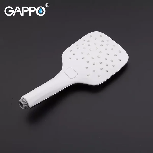 Душова система GAPPO G2417-8, вилив - перемикач на лійку, білий/хром