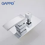 Вбудована душова система GAPPO G7107, вилив - перемикач на лійку, 3-функції, хром