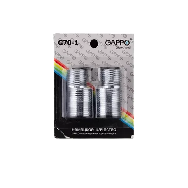 Ексцентрики GAPPO G70-1 хром довжина 5 см (1034214)