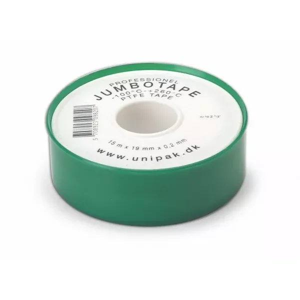Фум-стрічка UNIPAK JUMBOTAPE Professional 19x0,2 мм 15 м