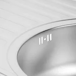 Кухонна мийка WEZER 7750(06) Satin 770x500x160 мм + сифон