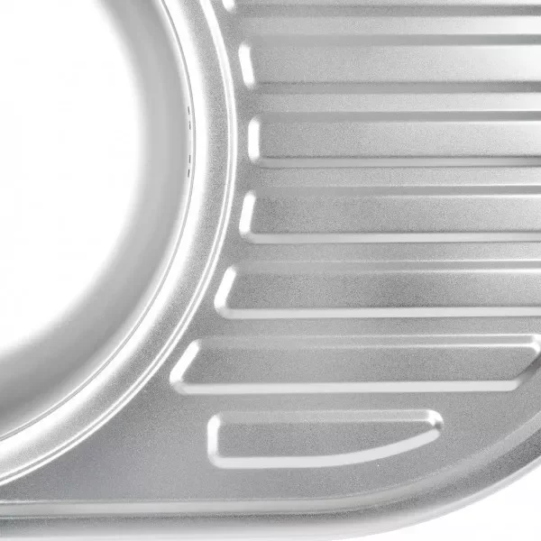 Кухонна мийка WEZER 7750(06) Satin 770x500x160 мм + сифон