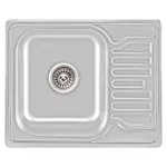 Кухонна мийка WEZER 6350(08) Satin 630x500x180 мм + сифон