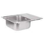 Кухонна мийка WEZER 6350(08) Satin 630x500x180 мм + сифон