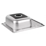 Кухонна мийка WEZER 6350(08) Satin 630x500x180 мм + сифон
