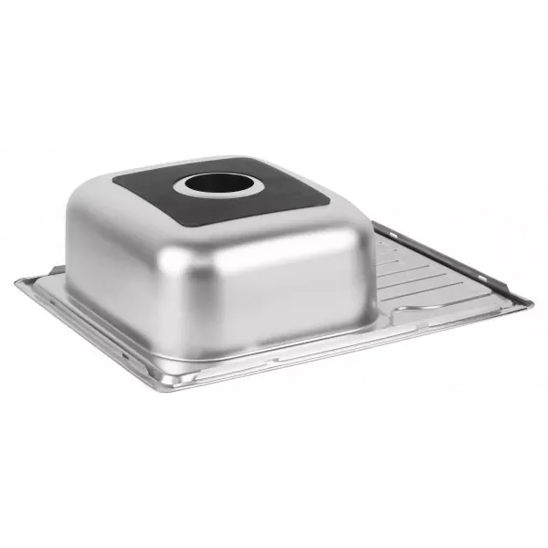 Кухонна мийка WEZER 6350(08) Satin 630x500x180 мм + сифон