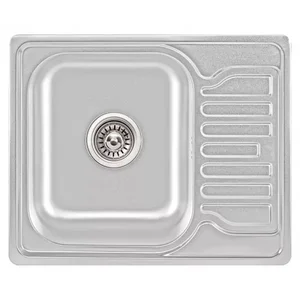 Кухонна мийка WEZER 6350(08) Satin 630x500x180 мм + сифон