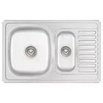 Кухонна мийка WEZER 7850(08) Deсоr 780x500x180 мм + сифон