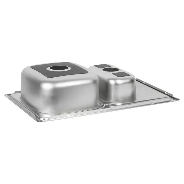 Кухонна мийка WEZER 7850(08) Deсоr 780x500x180 мм + сифон