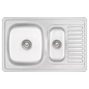 Кухонна мийка WEZER 7850(08) Deсоr 780x500x180 мм + сифон