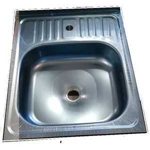 Мийка нерж.UA 5060 товщ-0.4mm, р-р-600*500*140mm Polish (накладна) {20} Мийка нерж.UA 5060 товщ-0.4mm, р-р-600*500*140mm Polish (накладна) {20}