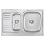 Кухонна мийка WEZER 7850(08) Satin 780x500x180 мм + сифон
