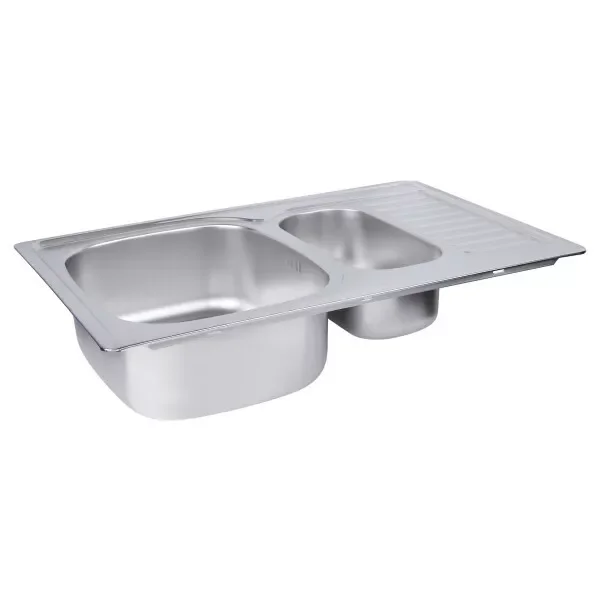Кухонна мийка WEZER 7850(08) Satin 780x500x180 мм + сифон