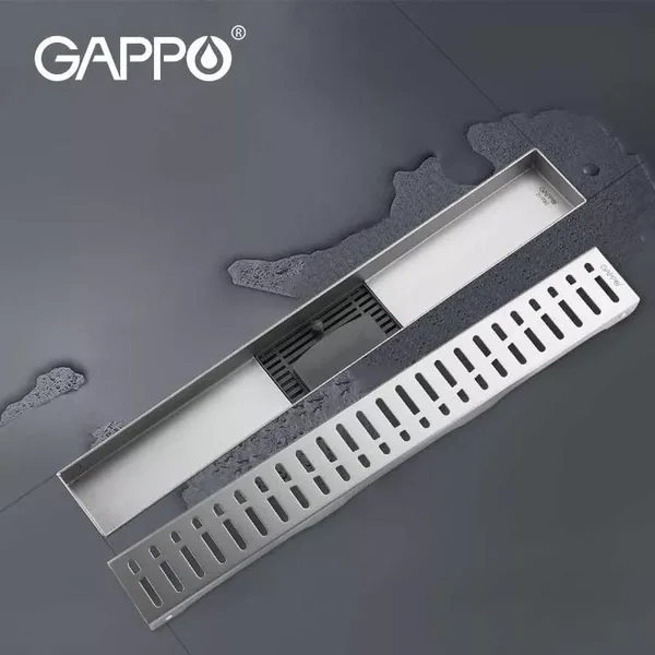 Трап для душу GAPPO G86007-3, 70х600 мм, нержавіюча сталь