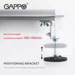 Трап для душу GAPPO G86007-3, 70х600 мм, нержавіюча сталь