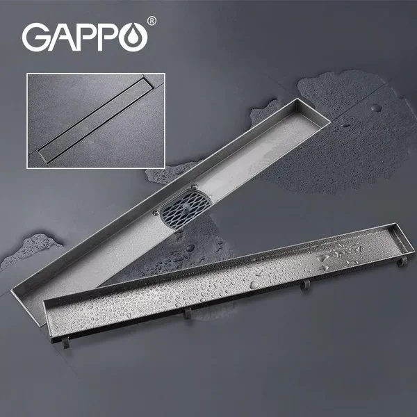 Душевой трап GAPPO G86007-4 из нержавеющей стали с сухим затвором (1037693)