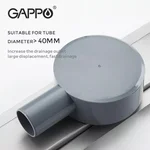 Душевой трап GAPPO G86007-4 из нержавеющей стали с сухим затвором (1037693)