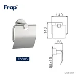 Паперотримач Frap F30103, нержавіюча сталь
