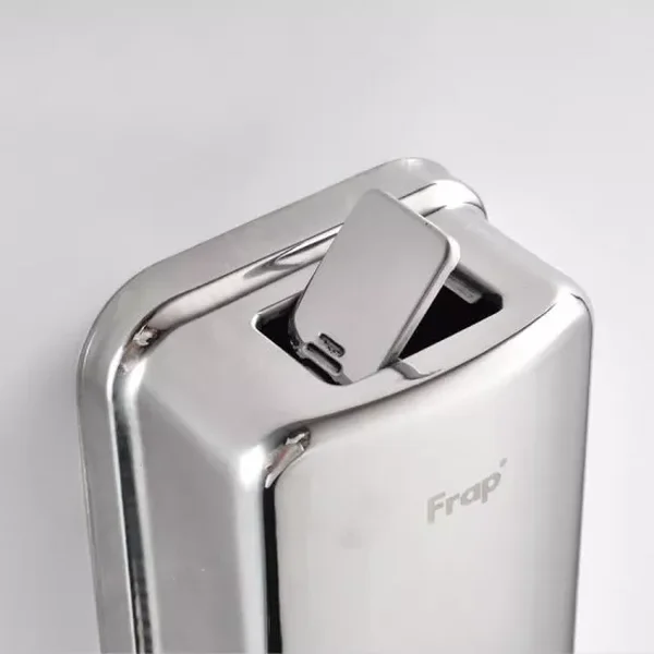 Дозатор для мила настінний Frap F401, хром, 500 мл