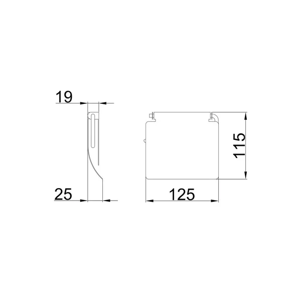 Паперотримач Frap F504, хром