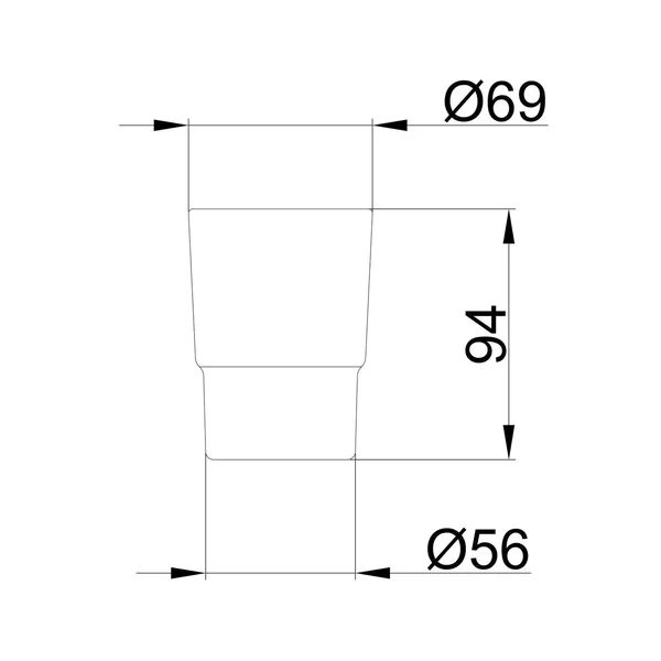 Склянка для зубних щіток Frap F752, скло, матовий