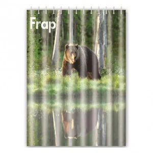 Шторка для ванної та душу Frap F8608, поліестер, 180х180 см, 