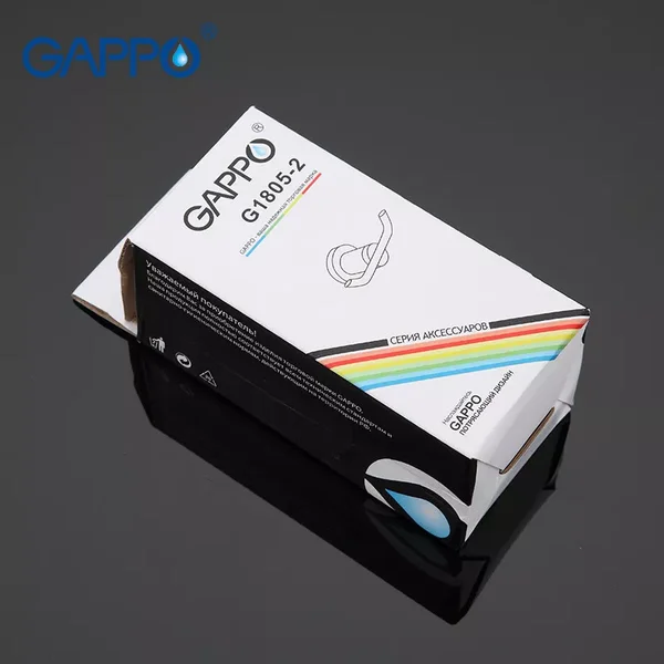 Гачок подвійний для ванної GAPPO G1805-2, хром
