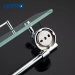 Полиця з тримачем для рушників GAPPO G1807-4, 580х120 мм, хром