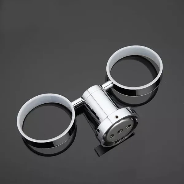Подвійна склянка для щіток GAPPO G1808, латунь, хром