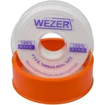 Фум стрічка WEZER PTFE 19x0, 2 мм 20 м, білий