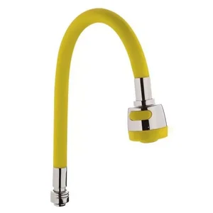 Гнучкий вилив для кухні WEZER WKC-058-YELLOW силіконовий жовтий (1038606)