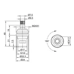 Кран-букса Frap F52-16 20 шліців 180° (1038727)