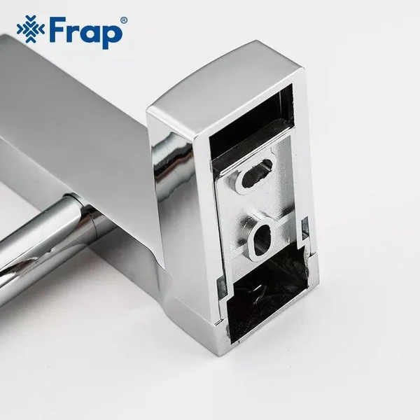 Рушникотримач Frap F1809 з 2-ма накладками, 600 мм, білий/хром