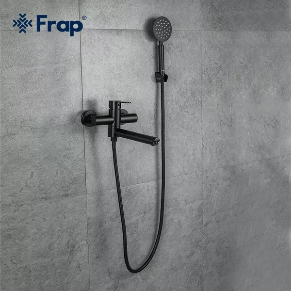 Змішувач для ванни Frap F32801-6, чорний