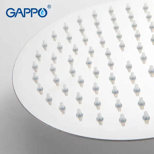 Тропічний душ GAPPO G29, Ø200 мм, нержавіюча сталь, хром