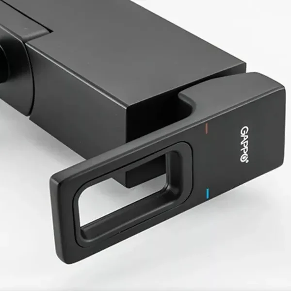 Змішувач для ванни GAPPO G3217-6, чорний