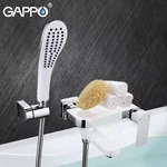 Змішувач для ванни GAPPO G3248, білий/хром