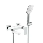 Змішувач для ванни GAPPO G3248, білий/хром