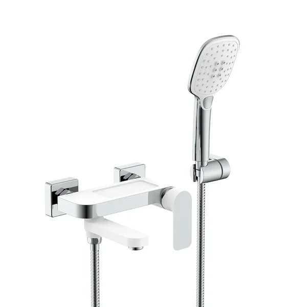 Змішувач для ванни GAPPO G3248, білий/хром