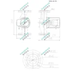 Циркуляційний насос SHIMGE XP40-16F-250, фланець, Qmax 250л/хв, 1,0 кВт
