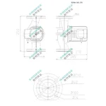 Циркуляційний насос SHIMGE XP40-18F-250, фланець, Qmax 250л/хв, 1,3 кВт