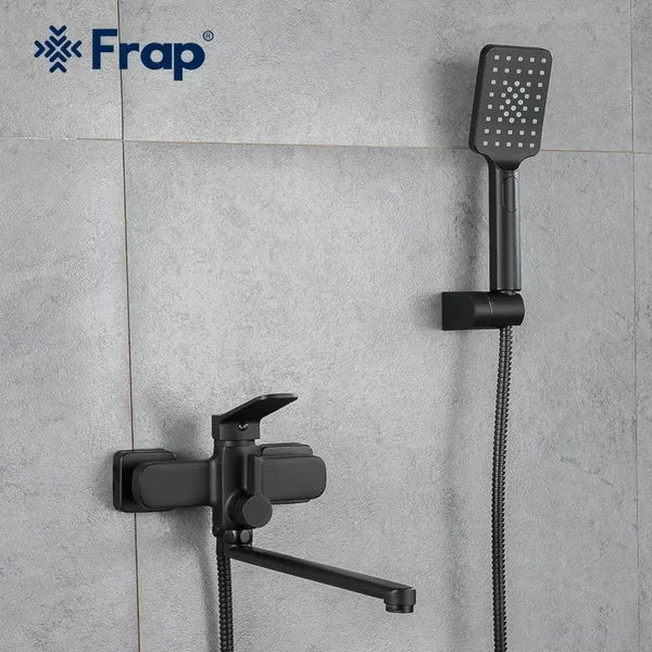 Змішувач для ванни Frap F2262, чорний