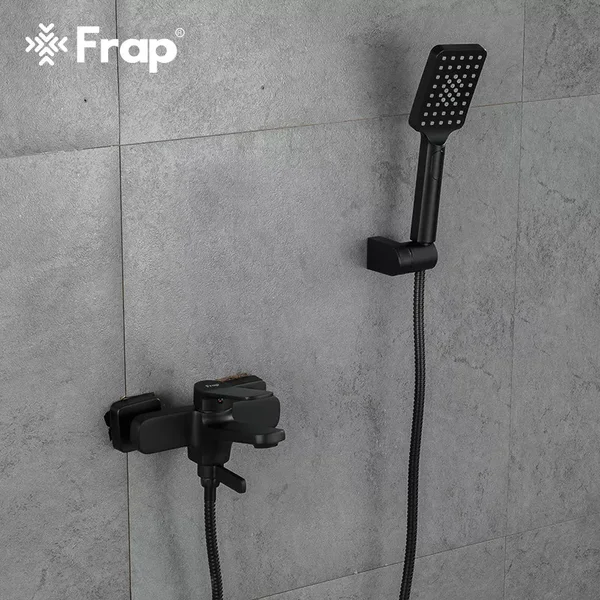 Змішувач для ванни Frap F3262, чорний