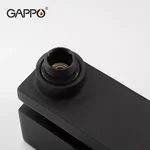 Змішувач для ванни GAPPO G3207-6, чорний
