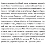 Насос дренажно-фекальний SHIMGE 50WQD1.5QG з ножем, Hmax=16 м, Qmax=417 л/хв.